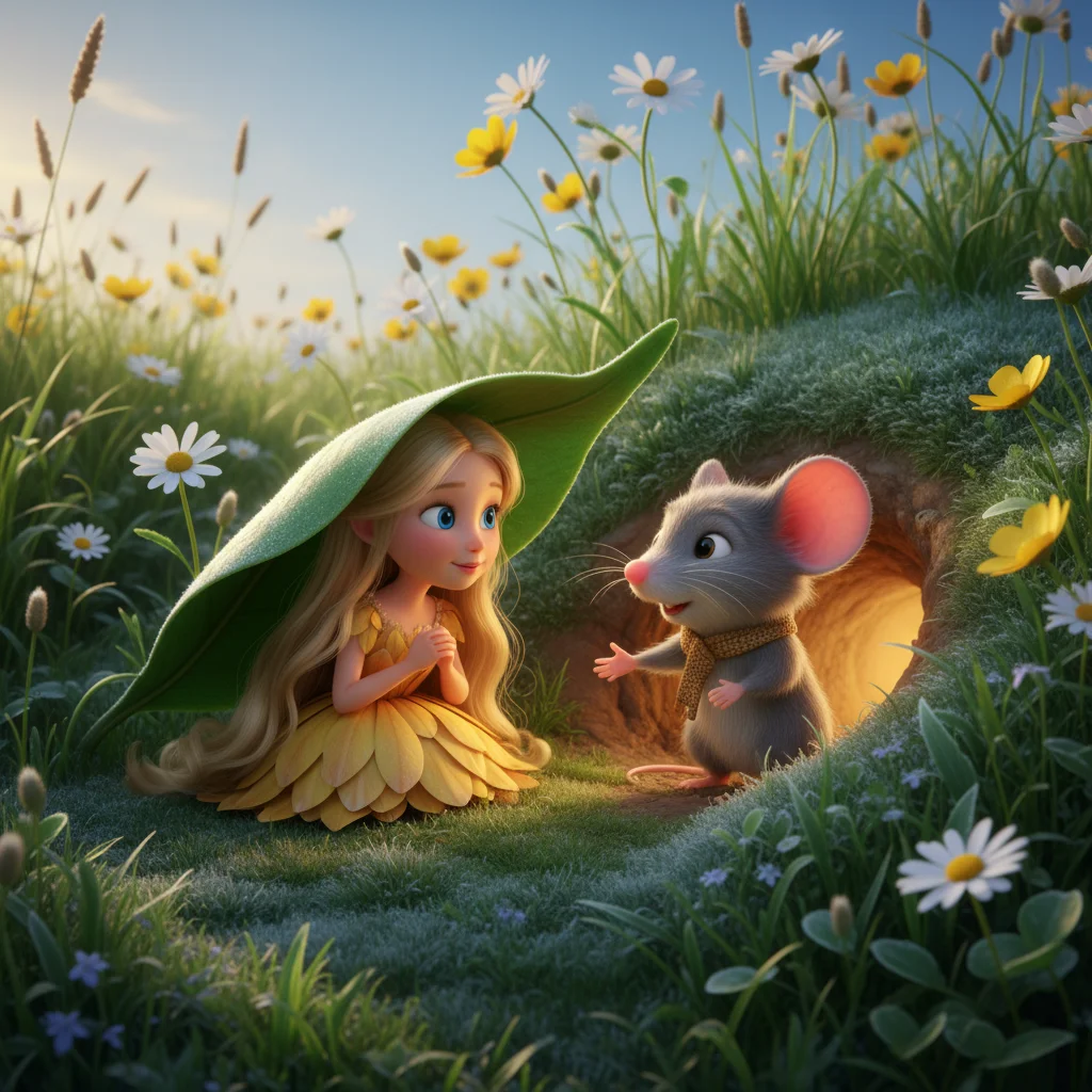 Illustration for: A Mouse's Kindness