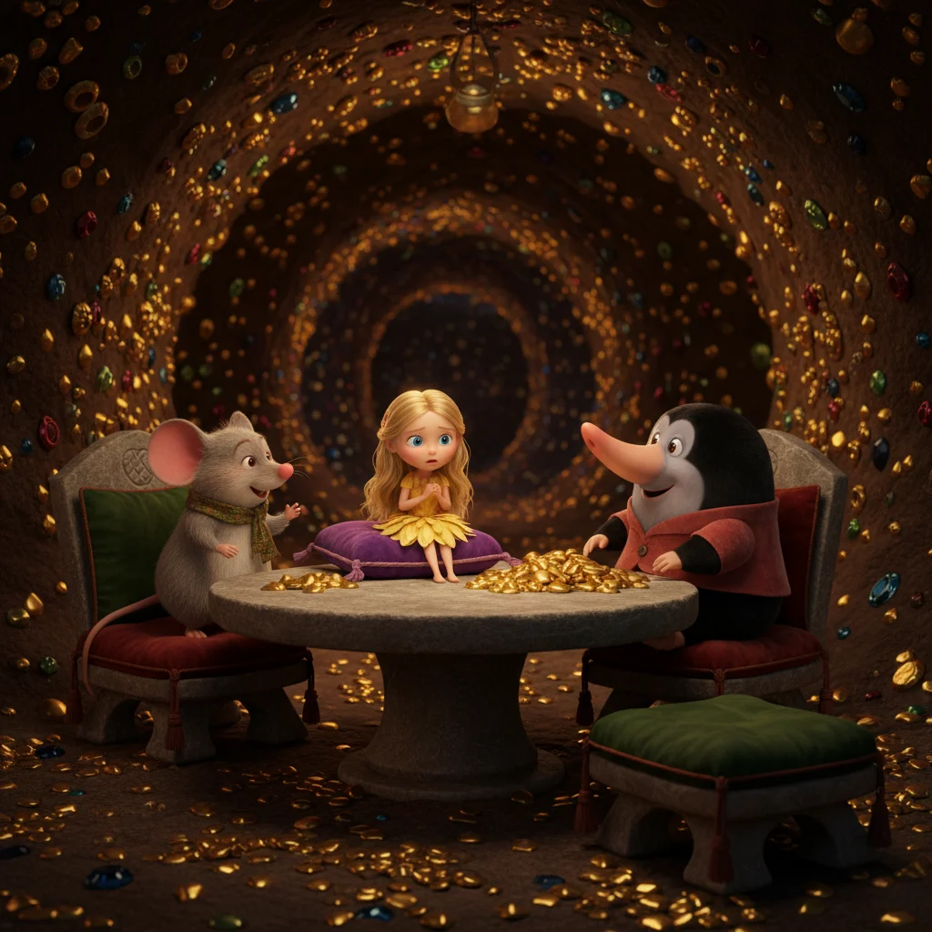 Illustration for: The Mole's Proposal