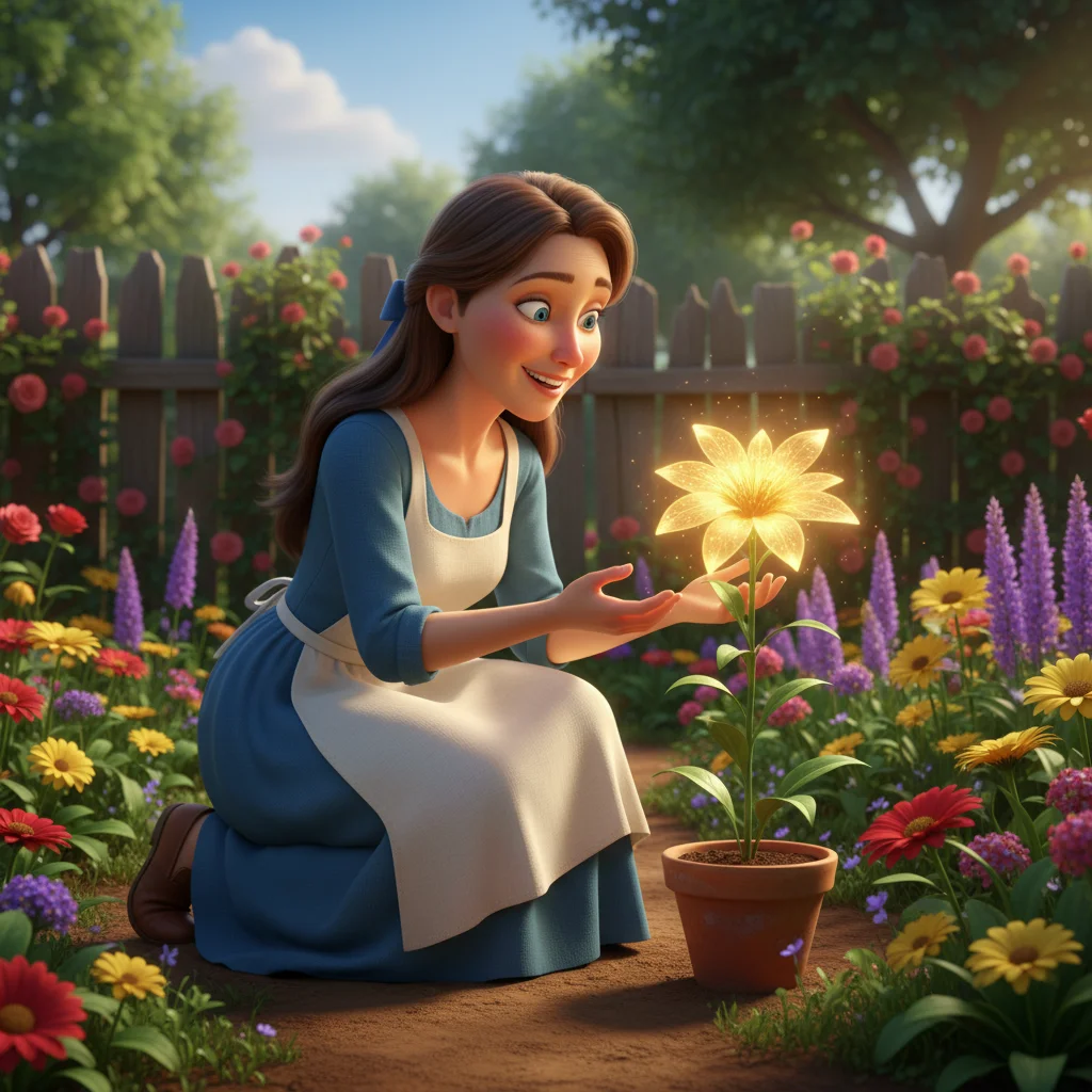 Illustration for: The Miracle Flower