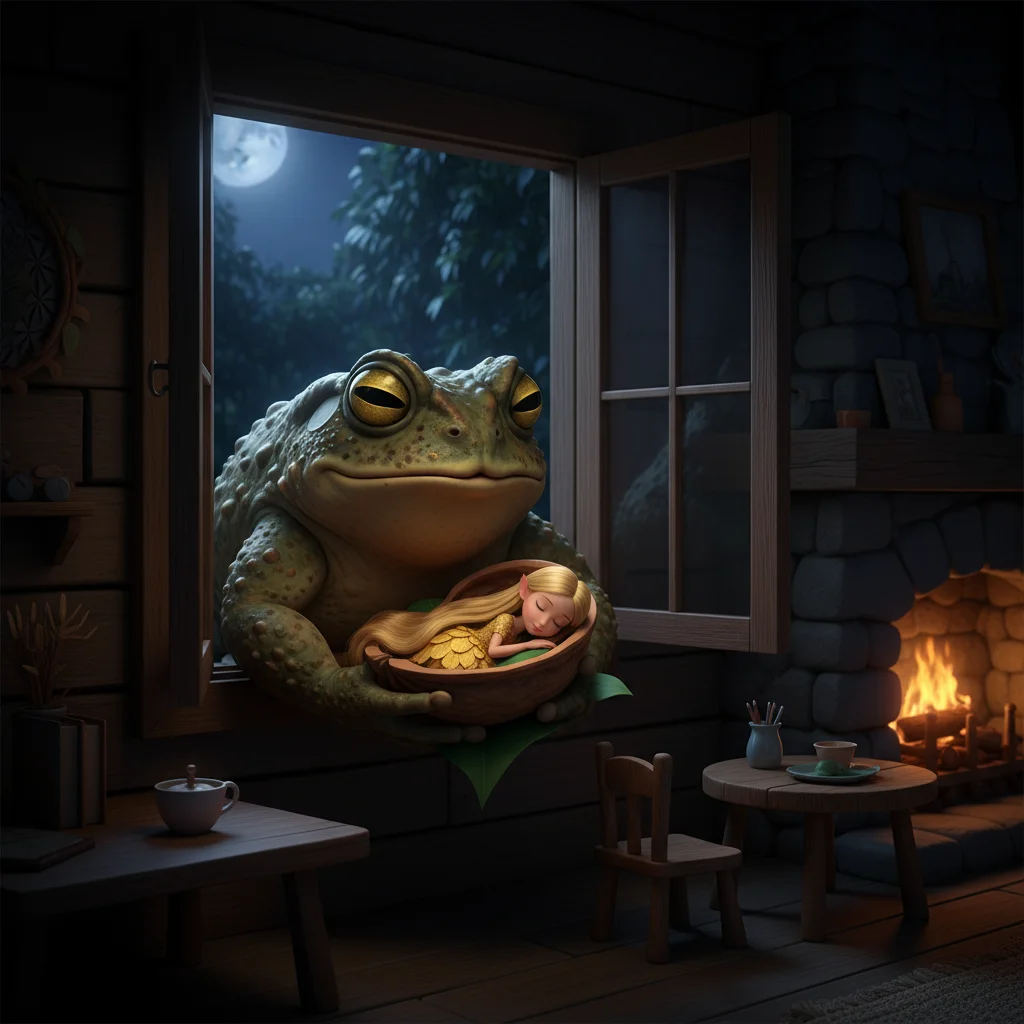 Illustration for: Kidnapped by a Toad