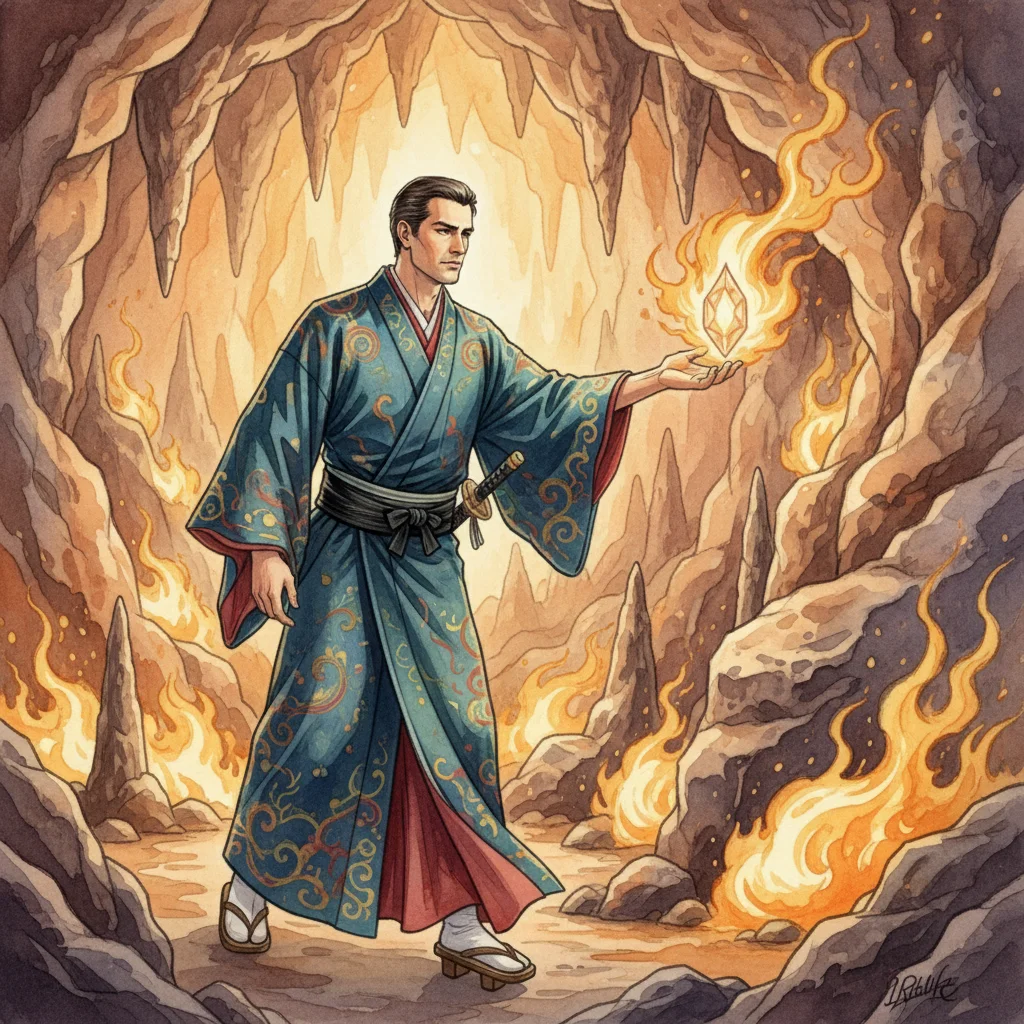 Illustration for: The Fire-Breathing Jewel