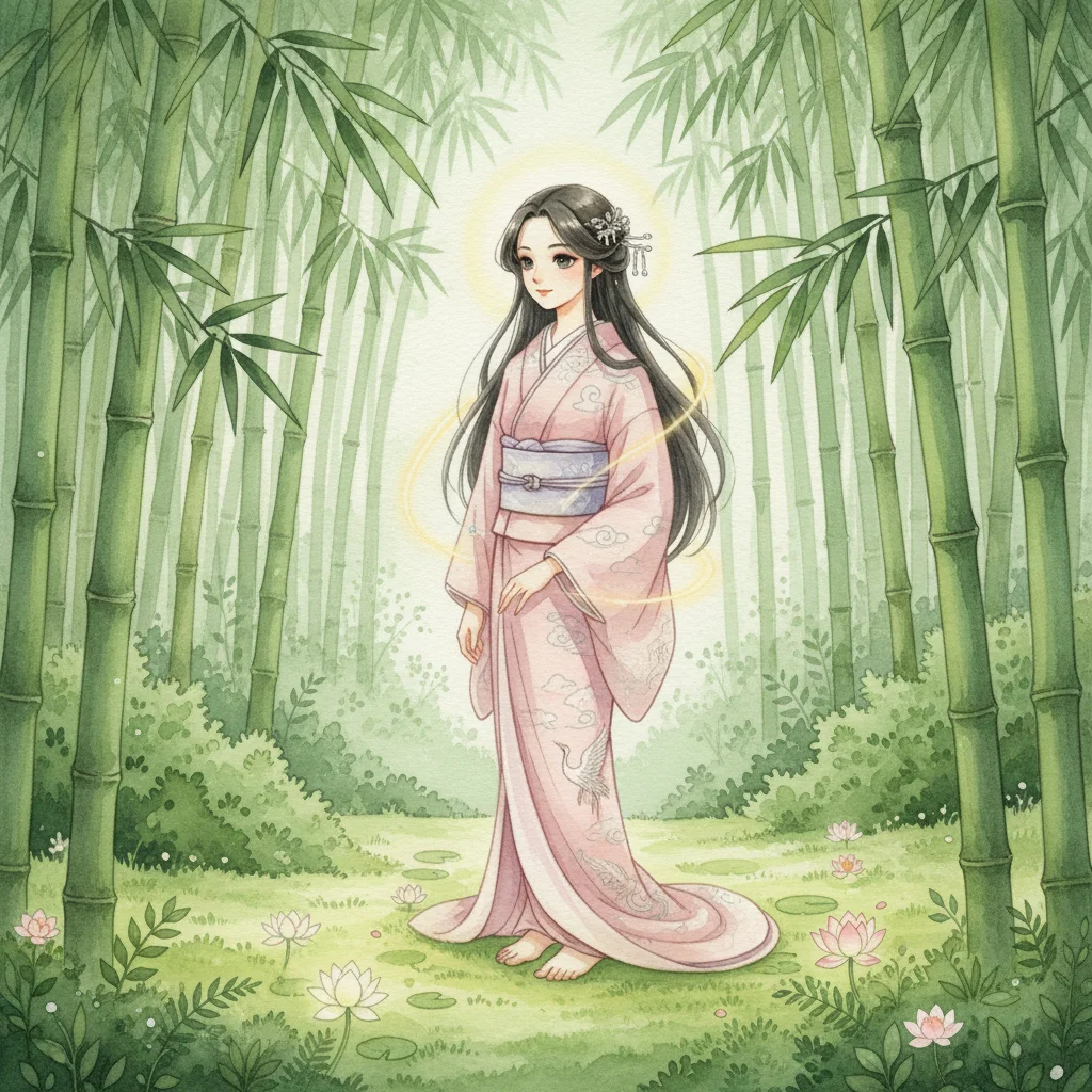 Illustration for: Kaguya's Gentle Gaze