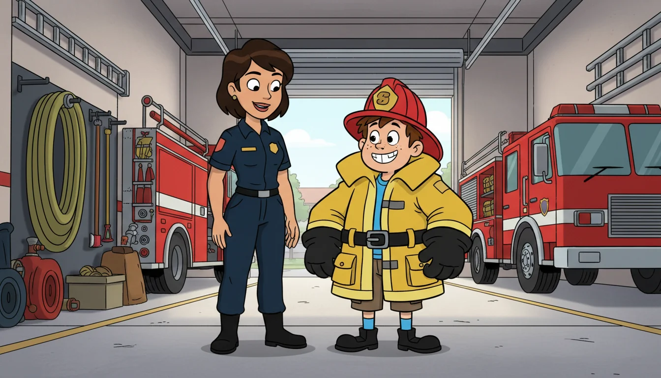 Illustration for: Trying on Gear