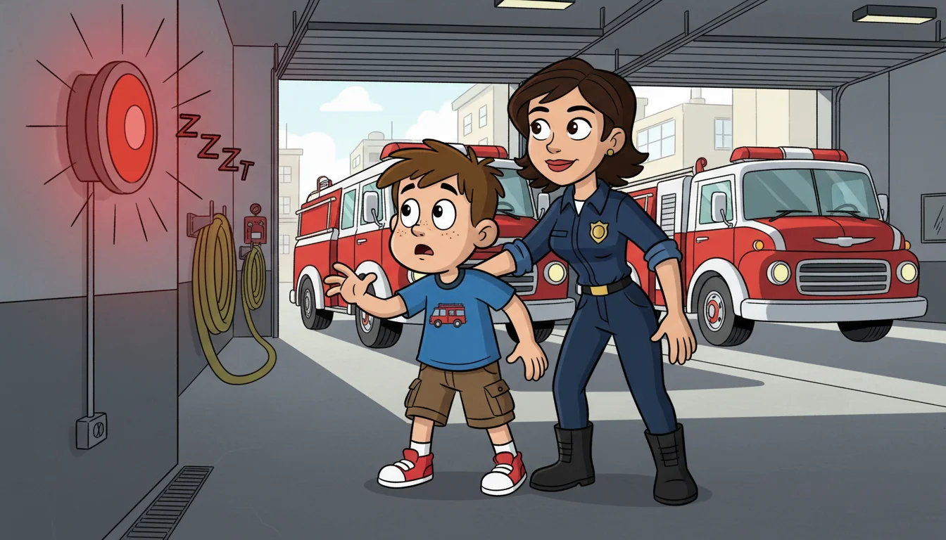 Illustration for: Alarm Rings!