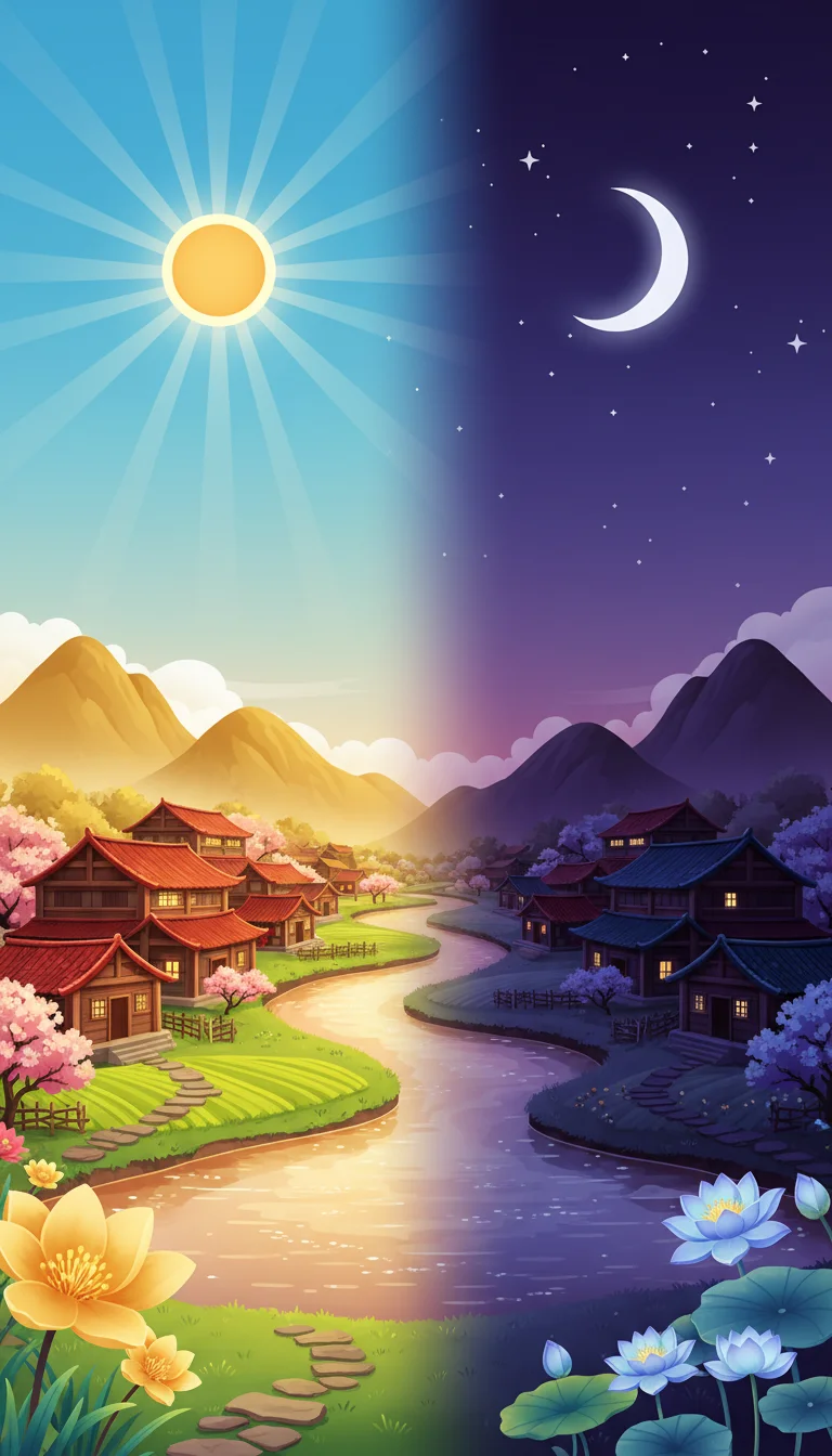 Illustration for: 昼夜的世界