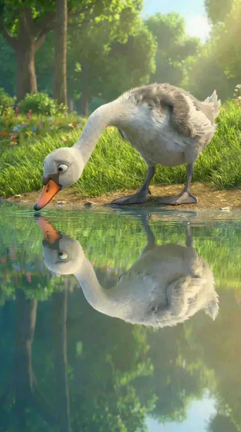 Illustration for: Spring's Amazing Reflection