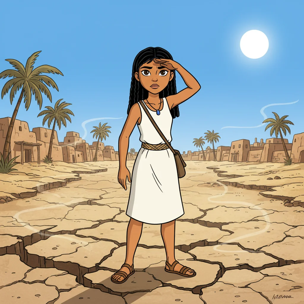 Illustration for: The Thirsty Land